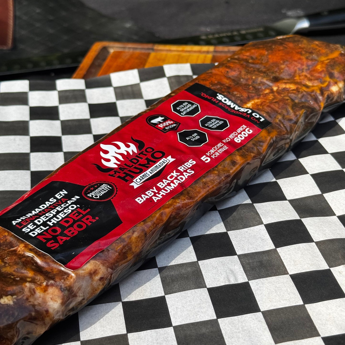 Baby Back Ribs BBQ (550g aprox)