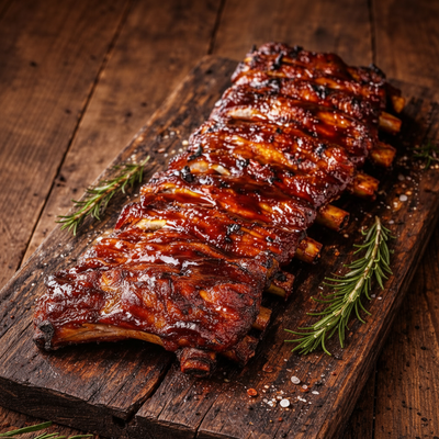 Baby Back Ribs BBQ Ahumadas – 550 g aprox.
