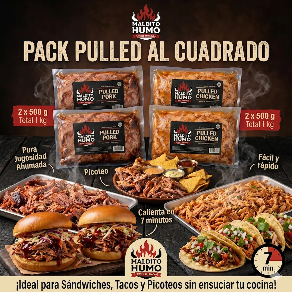 Pack Pulled al cuadrado (ENVIO GRATIS)